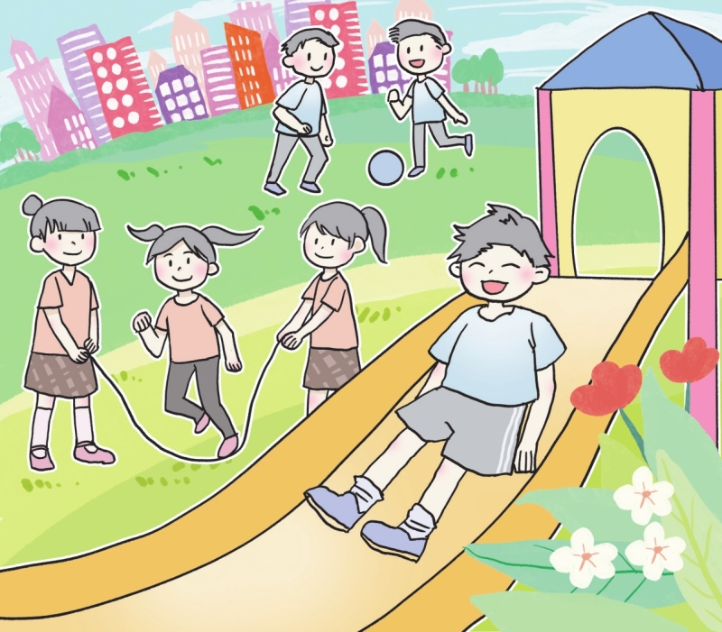 点亮城市童真色彩。