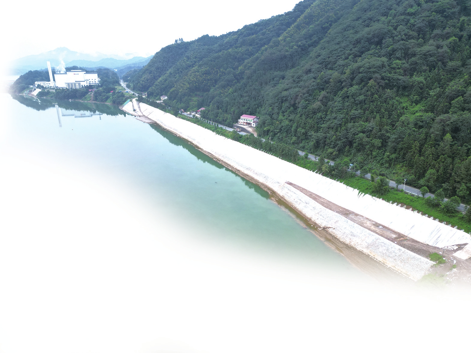 金塘冲水库建设工程(库岸防护工程)。